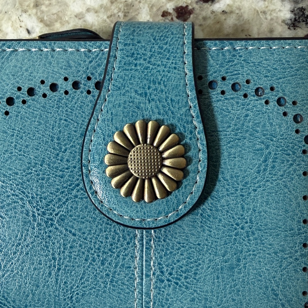 Sendefn Small Wallet Genuine Leather Bifold Purse RFID Blocking Card Holder - Picture 8 of 16
